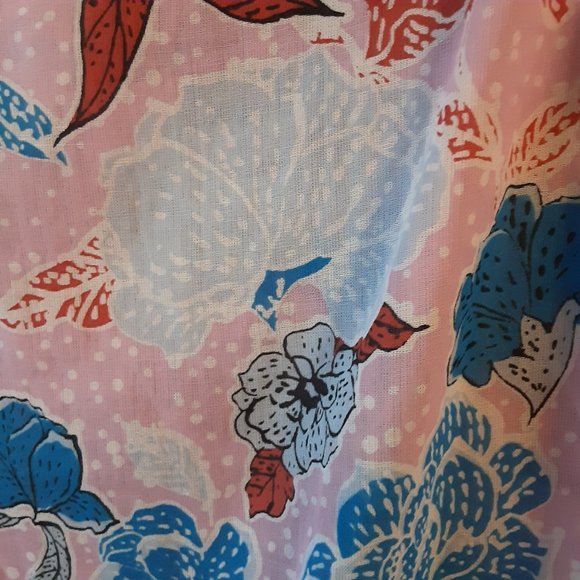 BB Dakota Steve Madden Flutter Away Floral Print Ruffle Tie Top New! S - Picture 9 of 16